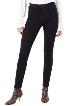 Free shipping and returns on Liverpool Gia Glider Pull-On Skinny Jeans at Nordstrom.com. Easy pull-on skinnies flatter your figure and keep you cozy from day to night. Slim Fit Straight Leg Bottoms, Fitted Pull-on Cotton Jeans, Stretch Elastane Tapered Leg Jeans, Chic Non-stretch Straight Leg Jeggings, Classic Mid-rise Comfort Stretch Bottoms, Classic Mid-rise Bottoms With Comfort Stretch, Comfort Stretch Straight Leg Pull-on Jeans, Classic Comfort Stretch Mid-rise Bottoms, Classic Comfort-stretch Mid-rise Bottoms