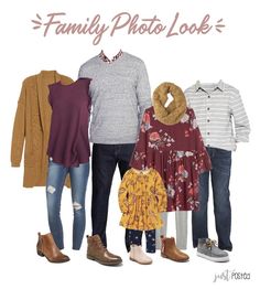 the family photo looks like it has been taken from their photos, but they are all different