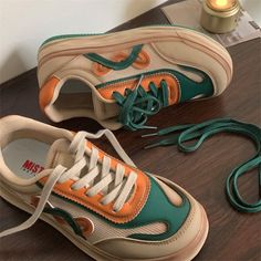 Xajzpa 2023 Brand Platform Women Sneakers Chunky Luxury Spring Casual Woman Vulcanized Shoes Tennis Female Sneakers Green Designer NEW Please choose US Size 5.5 , if your foot length is 23cm.Please choose US Size 6 , if your foot length is 23.5cm.Please choose US Size 7 , if your foot length is 24cm.Please choose US Size 8 , if your foot length is 24.5cm.Please choose US Size 8.5, if your foot length is 25cm.Please choose US Size 9.5, if your foot length is 25.5cm.Please choose US Size 10, if your foot length is 26cm.Please choose US Size 11, if your foot length is 26.5cm.Please choose US Size 11.5, if your foot length is 27cm.Please choose US Size 12, if your foot length is 27.5cm. Please choose US Size 12.5, if your foot length is 28cm. Brown Sneakers Women, Female Sneakers, Sneakers Green, Shoes Tennis, Orange Shoes, Chunky Shoes, Green Sneakers, Brown Sneakers, Women Sneakers