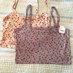 Free People Tank Tops. Selling As A Set. Mrsp Is $30 A Piece. I Am Selling Them Both For $30. That Have A Waffle Texture Abs They Are Adorable. Free People Ryu Anthropologie Dollskill Ulla Johnson Guess Swarovski Boho Express Festival White House Black Market Venus Betsey Johnson Loveshackfancy Farm Rio Miss Me Flying Tomato Sugarthrillz Lavender Spring Top, Purple Cotton Tank Top For Spring, Spring Purple Cotton Tank Top, Floral Print Lavender Top For Vacation, Lavender Floral Print Top For Vacation, Cute Purple Top For Spring, Lavender Beach Tops For Spring, Lavender Tops For Beach In Spring, Lavender Spring Beach Top