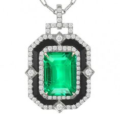 METAL SPECIFICATIONS Multi Tone Gold 14K STONE SPECIFICATIONS Stone Name : Green Emerald and Diamond Stone Cut : Emerald and Round Cut Stone Details : There is one emerald cut green emerald stone approx. 3.50 carats (Approx. Size 9 x 7 mm) in the middle and approx. 1 carat of round cut diamonds along the sides. Crafted with natural earth mined stones. Color : Green/F Clarity : VS1 Quality of Green Emerald : AAA Total : Approx. 4.50 Carats PENDANT SPECIFICATIONS Length : 16” (Can change length, please indicate about change with payment) Overall Size: Approx. 3/4 Inches (21 mm) x 5/8 Inches (16 mm) Including Bale Appraised Value : $19,548.00 Comes with Certificate Luxury Emerald Necklace With Jewels For Formal Occasions, Luxury Emerald Necklace With Jewels For Formal Events, Luxury Emerald Necklace For Formal Events, Luxury Emerald Pendant Necklace For Formal Occasions, Luxury Emerald Necklace With Jewels, Green Gemstone Necklace For Evening, Timeless Formal Emerald Necklace, Fine Jewelry For Evening In Green, Fine Green Jewelry For Evening Wear