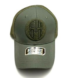 Highland Tactical Spartan Trucker Mesh Snapback Hat Olive OSFM  Stay inspired with the tact of a Spartan. This hat is comfortable and adjustable for a great fit. The Spartan Trucker Mesh Hat keeps your head cool with the breathable netted mesh. Stay looking good when you just want wake up, throw on a cap, and run out the door. Highland Tactical Spartan Trucker Mesh Hat: Spartan Patch Pre-curved bill Material: 65%Cotton, 35%Polyester Closure: Snapback Size: One Size Fits Most (OSFM) Color: Olive Man Hat, Mesh Hat, Snapback Hats, Mesh, Baseball Hats, Accessories Hats, Mens Accessories, Shoe Accessories, Hats