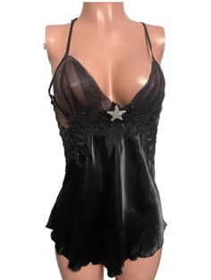 Black Fairy Witch Cosplay Lingerie Costume Micro Slip Dress L Star Jeweled Nwt  | eBay Fairy Witch, Cosplay Lingerie, Fairy Cosplay, Witch Cosplay, Black Fairy, Theatre Costumes, Lingerie Costume, Costumes For Women, Costume Party