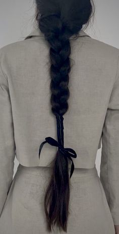 Κούρεμα Bob, Fishtail Braid, Long Black Hair, Hair Reference, العناية بالشعر, Long Black, Bridesmaid Hair