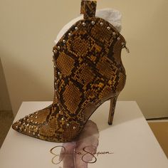 Brand New In The Box. Jessica Simpson Boots, Jessica Simpson Shoes, Boot Sandals, Cowgirl Boots, Shoes Heels Boots, Jessica Simpson, The Box, Shoes Women Heels, Heeled Boots