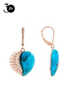 Discover the enchanting allure of Timna Jewelry Collection��� with these exquisite 18x10mm Composite Turquoise Copper Heart Earrings. Crafted to perfection, each piece showcases a mesmerizing blend of beauty and elegance. The composite turquoise used in this creation features separate pieces bound together, adding a unique touch to every earring. Adorn yourself with these stunning earrings that measure approximately 1.38 inches in length and 0.71 inches in width for the perfect statement accesso Elegant Turquoise Heart Earrings, Elegant Turquoise Heart-shaped Jewelry, Elegant Turquoise Heart Cut Jewelry, Copper Heart, Stunning Earrings, Blue Turquoise, Heart Earrings, Turquoise Blue, Jewelry Collection