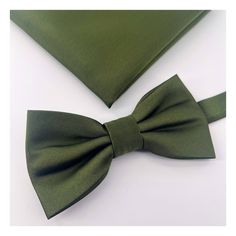 "Kid's pre-tied bow tie  Bow size is about: 4\" wide by 2\" tall Bow tie is adjustable Pre-tied style Bow tie strap can be extended for neck sizes 9.5\" to 15\" inches. Pocket Square is aprox. 10\" x 10\" Actual color may differ from the computer monitor display." Green Bow Tie With Tie Back For Formal Occasions, Classic Green Suit And Tie Accessories With Satin Bow, Green Tie With Decorative Bow For Formal Occasions, Decorative Bow Tie For Wedding, Satin Bow Tie As Gift, Wedding Satin Bow Tie, Classic Green Bow Tie And Suit Accessories, Green Bow With Bow Tie Back For Formal Occasions, Solid Bow Tie With Decorative Bow For Wedding