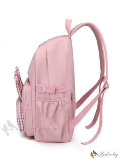 Bird in Bag - Functional Patten Backpack for Outdoor, Travel, and Back to School Needs, Ideal for Graduate, Teen Girl, Freshman, Soph Preppy Backpack For Daily Use And Back To School, Preppy Backpack For Back To School, Preppy Backpack For Students Back To School, Preppy Backpack For Daily Use, Preppy Pink Backpack For School, Preppy Backpack With Adjustable Strap, Pink Preppy Backpack For School, Preppy Pink Standard Backpack, Preppy Pink Bag For School