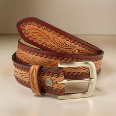 -  100% genuine leather. -  Custom engrave option. - Width - 1.5 inches,  -  High quality REMOVABLE buckle.  (Easy Snap-On system to change the custom buckle). Personalized leather belt for men, custom belt for men with mono, monogramed leather belt, leather belt with initials, personalized belts Belt For Men, Custom Belt, Belt Leather, Monogrammed Leather, Suspender Belt, Personalized Leather, Mens Belts, Custom Engraving, Full Grain Leather