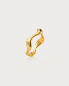 Materials: 18k gold plated brass Measurements: size in 6, 7, 8, 9 14k Gold Plated Rings, 14k Gold-plated Yellow Gold Rings, 14k Gold Plated Yellow Gold Rings, 14k Gold Plated Rings For Anniversary, Minimalist 14k Gold-tone Ring, Gold Open Ring With Recycled Gold, Tarnish Resistant Gold-tone Wedding Rings, Gold Open Ring In Recycled Material, Classic Gold Plated Rings