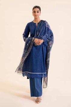 Nishat Linen 2 Piece - Printed Embroidered Suit - 42401711 Eid Ul Adha Collection 2024 Eid Ul Adha, Pakistani Fancy Dresses, Shalwar Kameez, Suit Fabric, Pakistani Outfits, Fancy Dresses, Clothing Brand, Clothes For Women, Dresses