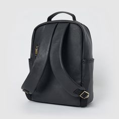 The Astra Backpack by Urban Originals is an everyday bag with enough room for your laptop, documents, and other daily essentials. Crafted from premium vegan leather, it combines style and functionality seamlessly. Versatile Business Backpack With Leather Backing, Everyday Laptop Backpack With Luggage Sleeve, Everyday Laptop Bag With Standard Backpack Shape, Versatile Backpack With Leather Backing For Commuting, Versatile Leather-backed Travel Backpack, Laptop Bag For Commuting, Functional Everyday Leather Backpack With Luggage Sleeve, Leather Backpack With Luggage Sleeve For Everyday, Functional Leather Backpack With Luggage Sleeve For Everyday Use