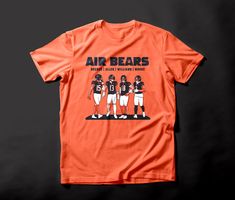 Chicago Bears - Rome Odunze | Keenan Allen | Caleb Williams | D.J. Moore Air Bears Tshirt. This classic unisex jersey short sleeve tee fits like a well-loved favorite. Soft cotton and quality print make users fall in love with it over and over again. These t-shirts have-ribbed knit collars to bolster shaping. The shoulders are tapered for a better fit over time. Dual side seams hold the garment's shape for longer.  .: Made with 100% Airlume combed and ring-spun cotton, a lightweight fabric (4.2 oz/yd² (142 g/m that is easy to layer, breathable. Perfect for active and leisure wear.  .: The retail fit that is perfect for casual and semi-formal settings. The crew neckline adds a classic, neat style that's perfect for accessorizing. .: Bella+Canvas manufactures all its products in the US and i Fan Gear Graphic Print Short Sleeve T-shirt, Graphic Tee T-shirt For Fan Gear, Short Sleeve T-shirt With Screen Print For Fans, Graphic Tee T-shirt With Short Sleeves For Fan Gear, Short Sleeve Graphic Tee For Fan Gear, Fan Gear T-shirt With Short Sleeves Team Spirit, Fan Gear T-shirt With Team Spirit And Short Sleeves, Team Spirit Fan Gear T-shirt With Short Sleeves, Short Sleeve T-shirt For Fan Gear With Team Spirit