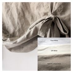 an image of linens with different colors on them