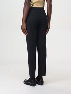 Find MAX MARA Pants on Editorialist. Pants MAX MARA Woman color Black Black Tailored Tapered Leg Pants, Tailored Ankle-length Black Pants, Fitted Black Tapered Leg Pants, Tailored Black Long Pants, Stretch Tapered Leg Business Bottoms, Black Tapered Leg Business Bottoms, Black Tapered Leg Bottoms For Business, Stretch High-waisted Pants For Business, Black Business Ankle Pants