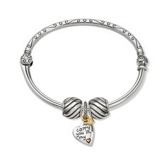 A heartwarming poem carries your message of love on this charming jewelry for mom. Elegant Everyday Heart Bracelet With Charms, Elegant Heart Beads Bracelet For Mother's Day, Elegant Heart Charm Bracelet For Mother's Day, Inspirational Hallmarked Jewelry For Mom, Inspirational Hallmark Jewelry As A Gift For Mom, Elegant Open Heart Bracelets For Mother's Day, Elegant Mother's Day Bracelet With Engraving, Mother's Day Gift Bangle Jewelry For Mom, Mother's Day Gift Bangle Jewelry