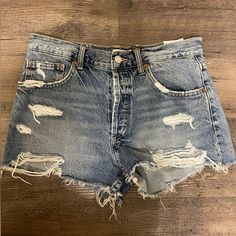 Brand New With Tags. Jean Shorts. Regular Denim. Size 6 But Runs Small Zara High Rise Distressed Bottoms, Trendy Distressed Zara Bottoms, Zara Cutoff Cotton Jean Shorts, Zara Cotton Cutoff Bottoms, Zara Distressed Mid-rise Bottoms, Zara High Waist Distressed Bottoms, Zara Distressed Bottoms For Summer, Zara Mid-rise Distressed Bottoms, Zara Straight Leg Jean Shorts