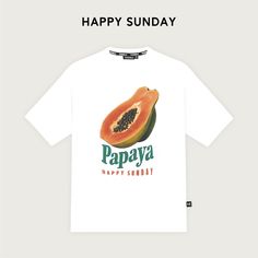 Get ready for your next beach getaway with our Happy Sunday Fruit Collection T-Shirt! Designed with vibrant and playful fruit prints, this t-shirt captures the essence of summer and relaxation. Key Features: - Vibrant Fruit Prints: Celebrate the joy of summer with our unique and eye-catching fruit designs. Perfect for adding a splash of color to your holiday wardrobe. - Unisex Fit: This t-shirt features a relaxed, oversized fit that's comfortable for everyone. Ideal for both men and women, it's a versatile piece that suits any beach adventure. - High-Quality Material: Made from premium cotton, this t-shirt is soft, breathable, and durable, ensuring you stay comfortable and cool under the sun. - Perfect for Any Occasion: Whether you're lounging by the sea, exploring coastal towns, or enjoyi Holiday Fruit, Fruit Prints, Fruit Designs, Fruit Shirt, Beach Getaway, Beach Adventure, Holiday Essentials, Fruit Design, T Shirt Fashion