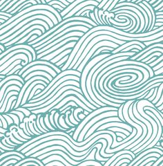 Mare Wave Wallpaper Wallpaper A-Street Prints Double Roll Teal A Street Prints, Wallpaper Companies, Wallpaper For Sale, Waves Wallpaper, Teal Wallpaper, Wallpaper Accent, Contemporary Wallpaper, Blue Vinyl, Peel Stick Wallpaper