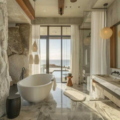 31 Bathrooms Offering Serenity with a Touch of Glamor