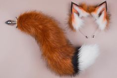 Fox Tail Plug, Cat Ears And Tail, Wolf Tail, Pet Play, Cosplay Kawaii, Animal Costumes, Puppy Play