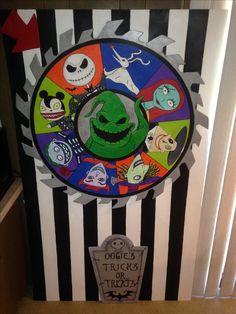 this is an image of a trick or treat door