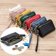 Product Description *100% new and hight quality *Material: Leather *size:13*9*2cm *color :Pink / Black / Red / Yellow / Green/ Brown/ Light Blue  *Style: Fashion Women Wallet *As a perfect gift for yourself or your friends. *Lightweight, portable and fashionable Packaging includes: 1x Women Wallet Conversion: 1 inch = 25.4mm or 1mm = 0.0393 inches Note: Measure Eror of ±1-3cm Is Allowed. Please Understand, Due To Some Factors, Such As The Different Monitors And The Different Light Circumstances, The Colours Of The Real Items Will Be A Iittle Different From The Items In The Pictures If you have any questions after receiving the product, please feel free to contact us. We will serve you wholeheartedly, thank you for your understanding. Boho Style Boots, Small Purses And Handbags, Bag Supplies, Store Room, Women Wallet, Ladies Purse, Wallets For Women Leather, Small Clutch, Wristlet Purse