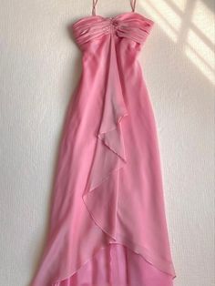 Chiffon Party Dress, Prom Dresses Long Pink, Prom Dress Inspiration, Ball Gowns Evening, Formal Party Dress, Long Prom Dresses, Pink Prom Dresses, Chiffon Prom Dress, Black Prom Dresses