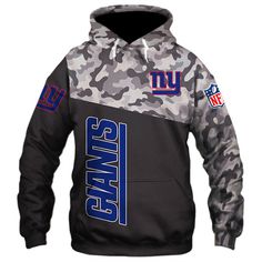 Dallas Cowboys Sweatshirt, Military Hoodie, New York Giants Football, Giants Football, Hoodie Logo, Camo Hoodie, Football Lovers, Elegant Shirt, New York Jets