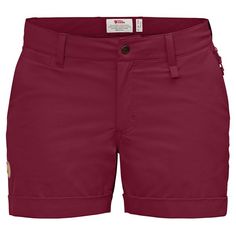 Abisko Women's Stretch Shorts - Fjällräven Functional Shorts With Hip Pockets, Outdoor Shorts With Hip Pockets, Functional Summer Shorts With Hip Pockets, Travel Shorts With Pockets, Fjallraven Women, Shorts For Women, Stretch Shorts, Rolled Hem, Summer Days