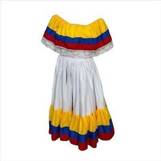 ad eBay - Colombia Wide Traditional Cumbia Dress - Buy Now, click the link (eBay) Pacific Islander Women Traditional Dresses, Costa Rican Dress, Quadrille Dress Haiti, Ymca Costumes Village People Women, Traditional Columbian Dresses, Cheap Traditional Wear With Self Design For Ceremonies, Jalisco Dress Purple, Venezuelan Dresses, Coming To America Costume Dresses