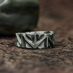 It is not in stock, we will start making it when you place an order, you can request an engraving, but not more than 6 characters, please leave me a message. 🔥🔥 About the ring -Made of 925 sterling silver or brass, depending on your purchase option. -The weight of the silver ring is about 11g and the weight of the brass ring is about 9g. -It has a band width of 6mm and a front width of 9mm. -There is an oxidation process on its surface, which may give your finger some blackness on first wear, Viking Reference, Engraved Silver Ring, Personalized Engagement Rings, Mountain Ring, Silver Mountain, 6 Characters, Men Jewelry, Silver Engraving, Personalized Couple