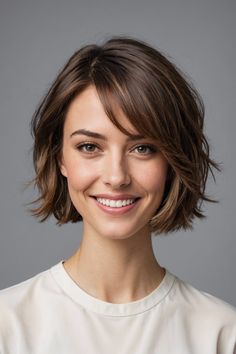 40 Year Old Bob Haircut, Thinning Hair Cuts, Short Hair Cuts For Fine Hair, Cute Bobs For Fine Hair, Fine Hair Bob, Short Hair Inspiration, Short Bob Hair, Dunner Wordend Haar, Chin Length Hair