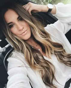 Blond Ombre, Caramel Blonde, Balayage Color, Ombré Hair, Hair Brown, Ombre Hair Color, Brown Hair With Highlights, Blonde Ombre, Light Brown Hair