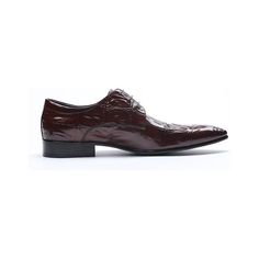 Introducing the GatorLuxe Exquisite Lace-Up Pointed Toe Brogue Dress Shoes, a symbol of sophistication and elegance. Crafted with genuine cow leather, these shoes exude luxury and style, while the solid pattern showcases a timeless appeal. Elevate your style and make a statement with these must-have brogue shoes. Business Lace-up Dress Shoes With Red Sole, Red Goodyear Welted Lace-up Oxfords, Red Fitted Lace-up Dress Shoes, Red Cap Toe Oxfords For Semi-formal Occasions, Fitted Patent Leather Lace-up Shoes With Round Toe, Elegant Brown Lace-up Shoes For Formal Occasions, Elegant Lace-up Shoes With Red Sole, Elegant Lace-up Leather Shoes For Business, Elegant Wingtip Lace-up Shoes With Red Sole