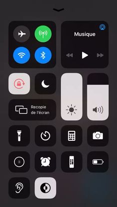 an iphone screen with various icons on it