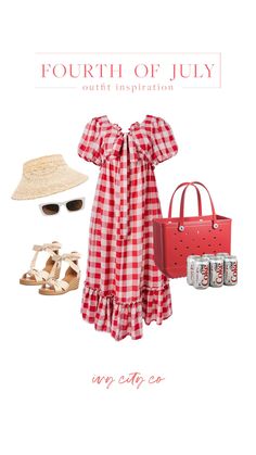 Meet the Picnic Dress - the epitome of summer charm & fun! Crafted from vibrant red + white large gingham print fabric, this dress is a made for classic picnics + sunny days. The neckline adorned with darling ruffle detail exudes sweet femininity, while the puff sleeves add a stylish touch. With its tiered skirt featuring convenient pockets & a nursing-friendly design, the Picnic Dress ensures you can enjoy every moment! Available in sizes XXS-5X & matching minis + baby!! 4th of july outfit Beach Season Picnic Dress With Ruffles, Plaid Summer Beach Dress, Summer Plaid Beach Dress, Summer Beach Plaid Dress, White Summer Picnic Dress, Casual Beach Season Dress For Picnic, Chic Gingham Dress For Picnic, Spring Beach Plaid Dress, Casual Gingham Dress For Day Out