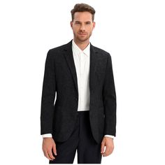 Experience premium quality and style with our classic fit sport coat blazer, crafted from 98% Polyester and 2% Rayon for a soft, smooth, and breathable fabric suitable for all seasons. The delicate and fashionable design of this jacket features a minimalist and stylish look with notch lapels, 2 buttons, single-breasted closure, ample pockets, classic fit, traditional color, and modern pattern, giving you an elegant and high-quality appearance that stands out. Perfect for various occasions such a Blazer For Men, Mens Sport Coat, Linen Suit, Sport Coats, Casual Suit, Fitted Blazer, Casual Blazer, Blazers For Men, Modern Pattern