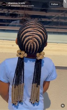 Girls Braided Ponytail Hairstyles Kids Black Kids, Kehlani Braids, Kids Two Braided Ponytails, Kids Braided Hairstyles Two Ponytails, Kid Braid Styles Natural Hair Easy, Kids Hairstyles Black Braids, Little Kids Hairstyles Black, Little Kids Hairstyles, Kid Hair Styles