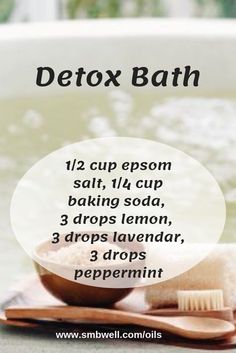 Bath Detox, Săpunuri Handmade, Bath Recipes, Detox Bath, Essential Oils Bath, Essential Oil Blends Recipes, Diffuser Blend, Young Living Oils