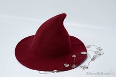 Novelty Costume Hat With Curved Brim, Curved Brim Costume Hat, Costume Hat With Curved Brim, Halloween Fedora For Costume Party, Fedora Hat For Halloween Costume Party, Witchy Wide Brim Hat For Fall, Adjustable Costume Hats And Headpieces, Fitted Hat For Costume, Fall Season, Fitted Hats For Costume Events In Fall