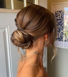 Debs Hair, Moh Hair, Bridesmaid Hairdo, Low Bun Wedding Hair, Bridesmaid Hair Inspo, Bridemaids Hairstyles, Wedding Hair Up, Bridesmaids Hair, Guest Hair