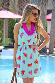 $44.00 Watermelon Party Dress The cutest dress around right here!! A watermelon print pops on our favorite mint hue! Dress is lined and straps are adjustable for a comfortable fit. Fun Sleeveless Summer Sundress, Fun Sleeveless Summer Dress, Fun Green Dress For Vacation, Summer Beach Dress With Fruit Print, Summer Beach Dress With Strawberry Print, Playful Green Sundress For Vacation, Fun Sundress For Summer Vacation, Casual Beach Dress With Strawberry Print, Fun Summer Sundress For Vacation