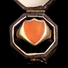 Victorian Carnelian Shield Signet Ring — Erica Weiner Diamond Mines, Gibson Girl, Jewellery Marketing, Signet Rings, Aesthetic Movement, Latin Words, Tiffany And Co, Black Jewelry, Wax Seals