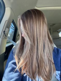 Cool Blonde On Dark Hair, Soft Natural Highlights, Light Brown Hair W Highlights, Mousy Hair With Highlights, Preppy Hair Highlights, Haircuts For Light Brown Hair, Light Blond Brown Hair, Ashy Medium Blonde Hair, Blonde With Lots Of Lowlights