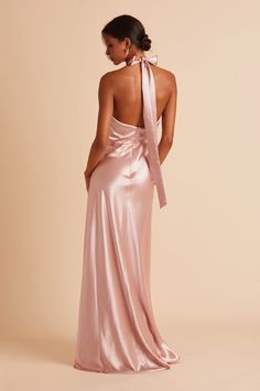 Monica Satin Bridesmaid Dress in Rose Gold | Birdy Grey Burnt Rose Bridesmaid Dress, Coral Satin Dress, Terracotta Mother Of The Bride Dress, Waffley Wedded, Peach Dress Long, Sunset Bridesmaid Dresses, Salmon Bridesmaid Dresses, Terracotta Bridesmaid Dresses, Coral Bridesmaid Dress