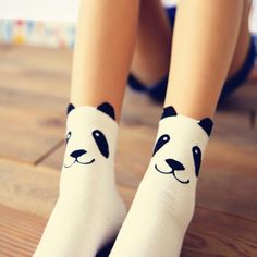 Cute Panda Socks Panda Socks, Ankle High Socks, Sports Socks Women, Estilo Harajuku, Iconic Socks, Korean Socks, Panda Gifts, Kawaii Panda, Art Socks