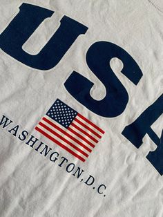 Vintage USA Washington DC American Flag T Shirt Size XL See pics for measurements Awesome Graphic Fine condition Fast shipping. We ship same or next day with USPS We are a small family business and we appreciate your purchase, Godspeed ! Usa Washington Dc, American Flag T Shirt, J Crew Outfits, American Flag Tshirt, Champion Brand, Uk Flag, Vintage Americana, Vintage Champion, Usa Shirt