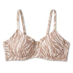 Bralette bikini top from Wild Fable™ with ribbed texture. Made of soft, stretchy fabric with underwire and removable cups. Adjustable shoulder straps and a back strap with a hook fastener complete the look. Wild Fable™: A look for every story. If you’re not satisfied with any Target Owned Brand item, return it within one year with a receipt for an exchange or a refund. Seamless Underwire Swimwear, Beach Halter Top With V-neck And Built-in Bra, Underwire Bra-friendly Solid Swimwear, Seamless V-neck Beach Bra, White Swimwear, Stretch Leopard Print Tops With Built-in Bra, Sleeveless Leopard Print Top With Built-in Bra, Wild Fable, Cheeky Bikinis