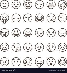 different types of emoticions